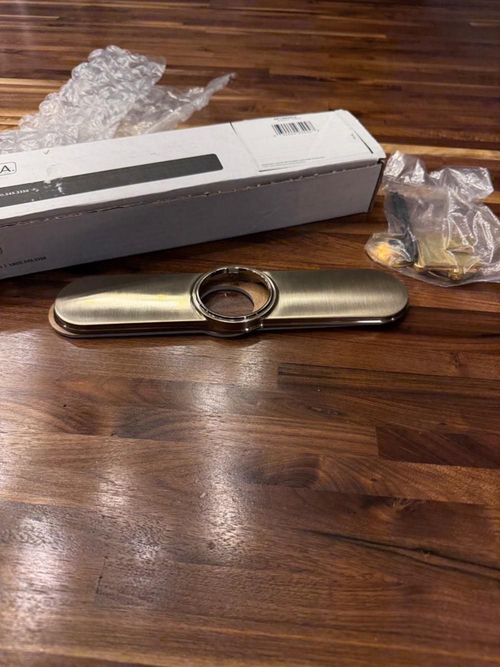 Delta Champagne Gold Escutcheon Plate for faucet
